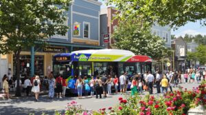 Small towns test free public transit to revive downtown commerce