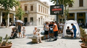 Record heat grips parts of Europe as officials issue new health warnings