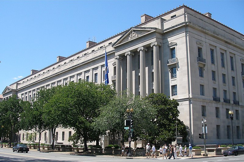 Justice Department building