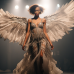 Fall Fashion’s Heavenly Trend: The Rise of the Angel Wing Dress – Insights from Top Models Erica Epps and Ebony Iman