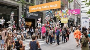 Innovative solutions in sustainable fashion combat textile waste.