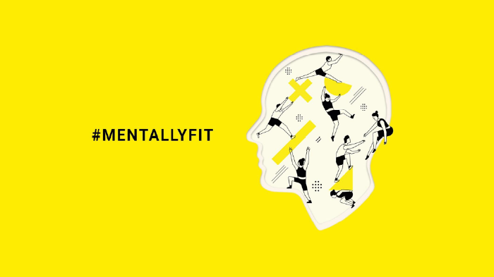 Mentally Fit hashtag about Olympic Athletes' mental health.