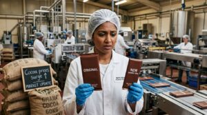 Cocoa prices surge to unprecedented highs, forcing chocolate makers to shrink bars and rethink recipes