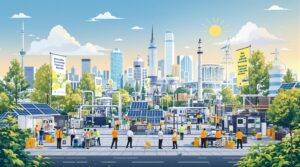 Innovative tech startups transform urban waste into renewable energy solutions.