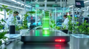 Revolutionary eco-friendly battery technology promises longer life and efficiency.