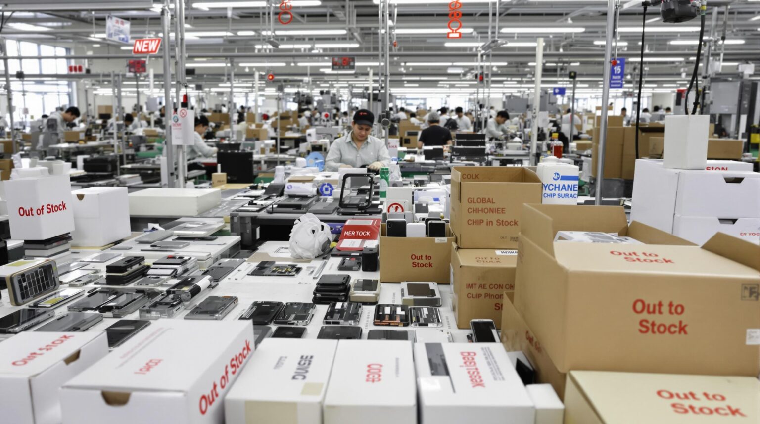 Global chip shortage impacts smartphone industry supply chains