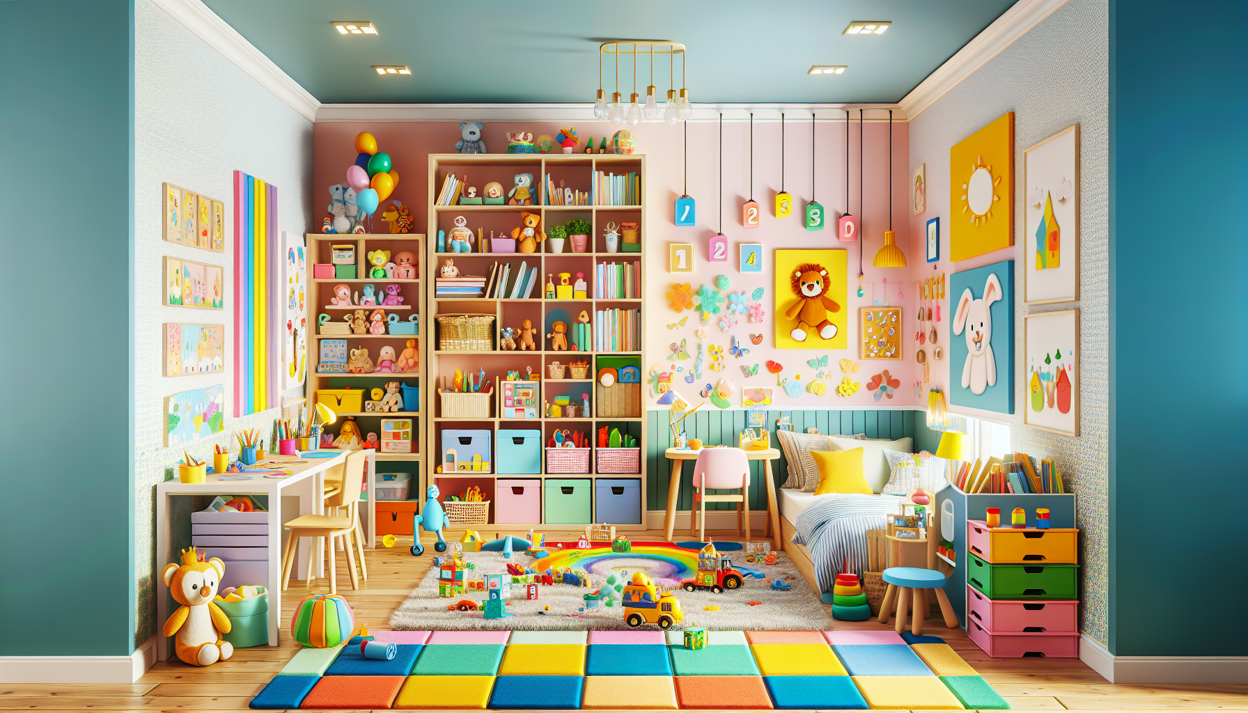 Ways to create a happy room for the kids