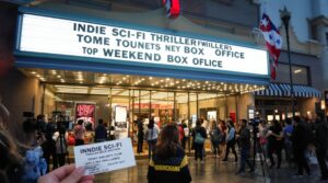 Indie sci-fi thriller tops the weekend box office, signaling renewed audience appetite for original stories