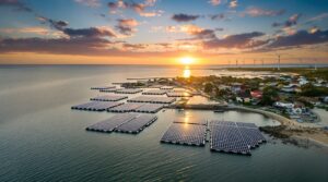 Coastal towns test floating solar farms to stabilize local power grids