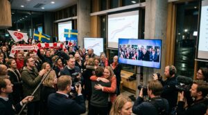Sweden’s center-left opposition heads toward election victory as exit polls signal far-right setback