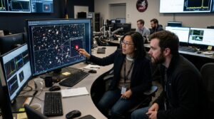 Webb Telescope Pinpoints Ancient Radio Burst From the Early Universe