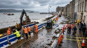 Coastal cities accelerate flood-resilience projects after a week of extreme tides