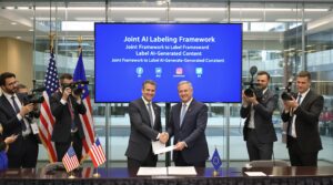 US and EU unveil joint framework to label AI-generated content across social platforms
